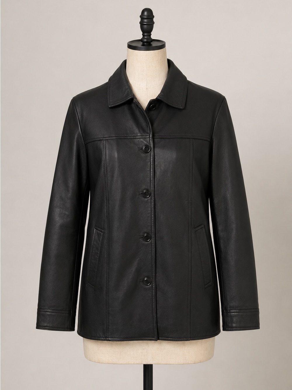Y2K Structure 100% genuine leather men’s jacket Size Medium